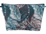 Trousse de toilette feuillage marine