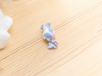 Petite barrette mini bonbon comptine enchantée rose