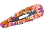 Barrette clic-clac tissu shanti