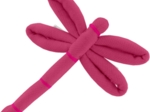 Barrette libellule fuchsia