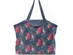 Sac cabas taille moyenne plissé tropical fire