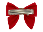Barrette Mini Noeud Papillon rouge foncé
