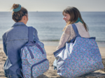 Sac à dos pliable Gaby pastel fleuri