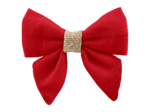 Barrette Mini Noeud Papillon rouge
