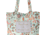 Sac tote bag vert bohème
