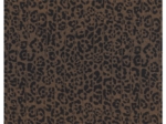 Tissu Jacquard leopard matelassé moka