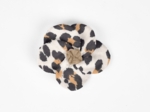 Petite Barrette Pétales de Fleur leopard