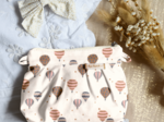 Mini pochette plissée montgolfiere