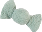Petite barrette mini bonbon gaze vert sauge