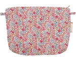 Pochette tissu porcelaine rosée