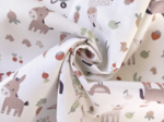 Tissu coton au mètre ex2634 ane botté