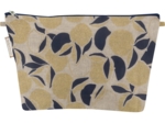 Trousse de toilette citrons dorés