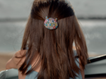 Barrette miaou mille et une fleurs