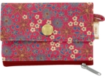 Mini pochette porte-monnaie badiane framboise