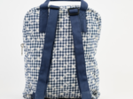 Petit sac à dos Gaby vichy brodé marine