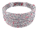 Bandeau fichu Enfant serenade rouge gris