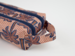 Trousse double compartiment palmeraie