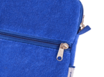 Pochette téléphone matelassée eponge bleu navy