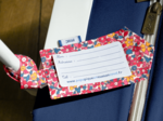 Etiquette bagage cocktail de fleurs