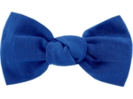 Barrette petit noeud bleu navy