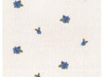 Tissu ex2652 Effet matelassé brodé myrtilles