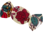 Petite barrette mini bonbon coquelicot