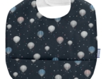 Bavoir tissu plastifié  voyage céleste