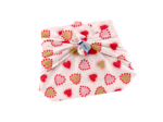 Furoshiki petit 35 x 35 cm petits coeurs