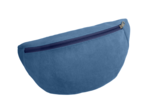 Petit sac banane velours côtelé bleu azur