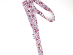 Porte-clés collier rose grenadine