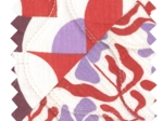 Tissu matelassé ex2646 matelassé pop lilas rouille