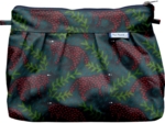 Pochette plissée  loup des bois