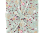 Furoshiki grand 73 x 73 cm ex2242 cadeaux herbier vert rose