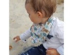 Bavoir bandana baby jungle