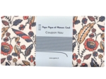 Coupon tissu 50 cm plumes d'été