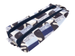 Trousse double compartiment baleino bleu