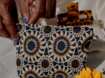 Mini pochette tissu attrape soleil