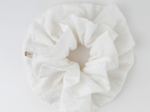 Maxi chouchou double broderie anglaise étoiles blanches