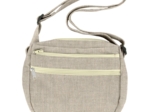 Base sac petite besace lin enduit intérieur
