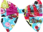 Barrette noeud papillon kokeshis
