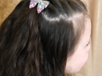 Barrette Mini Noeud Papillon pastel fleuri