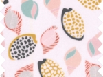 Tissu enduit  au mètre coquillages et crustacés