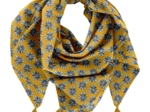 Foulard pompon etoile anisée