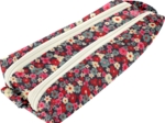 Trousse double compartiment tapis rouge