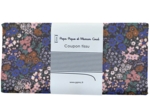 Coupon tissu 50 cm monet lilas