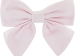 Barrette noeud papillon oxford rose
