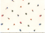 Tissu ex2518 double gaze brodée mini fleurs