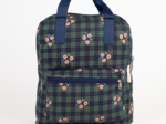 Petit sac à dos Gaby tartan fleuri