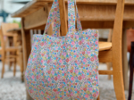 Sac tote bag pliable mille et une fleurs