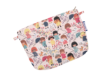 Mini pochette tissu petites filles pop